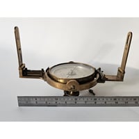 Image 23 of Antique 'Joseph Casartelli' Gimballed Brass Miners Compass, Manchester c.1880s