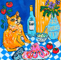 Image 4 of Tzatziki Tales Fine Art Print// Regular Print
