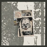 »Skull #1« — Original Mixed Media Collage