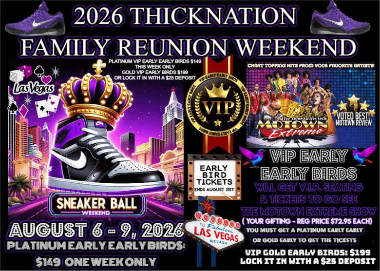 Image of 2026 THICKNATION FAMILY REUNION WEEKEND TICKETS & DEPOSITS