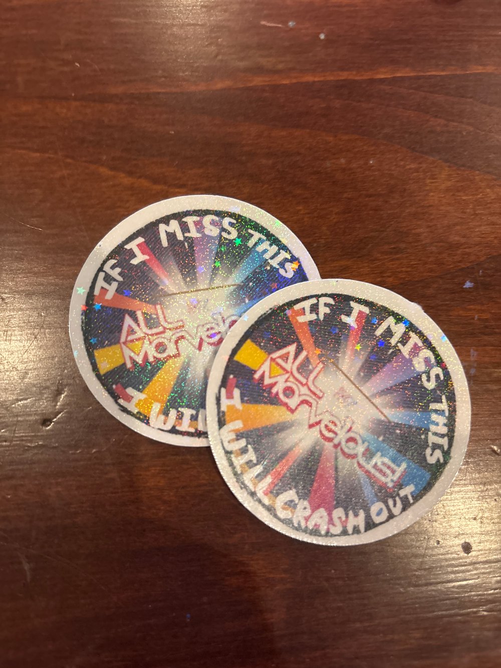 Image of If I miss this WACCA sticker (New!)