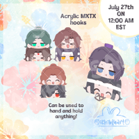 【PREORDER】 M.X.T.X Couple Acrylic Hooks【PREORDER】