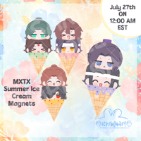 【PREORDER】M.X.T.X Couple Ice Cream Scoops Magnet【PREORDER】