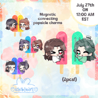 【PREORDER】MXTX  Couple Magnet Popsicle Charms【PREORDER】