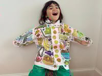 Image 4 of Custom Doodle Drawstring Jacket