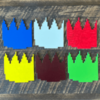 PICK ANY COLOR(S) METAL PARTYHAT COASTERS (1 OR MORE)
