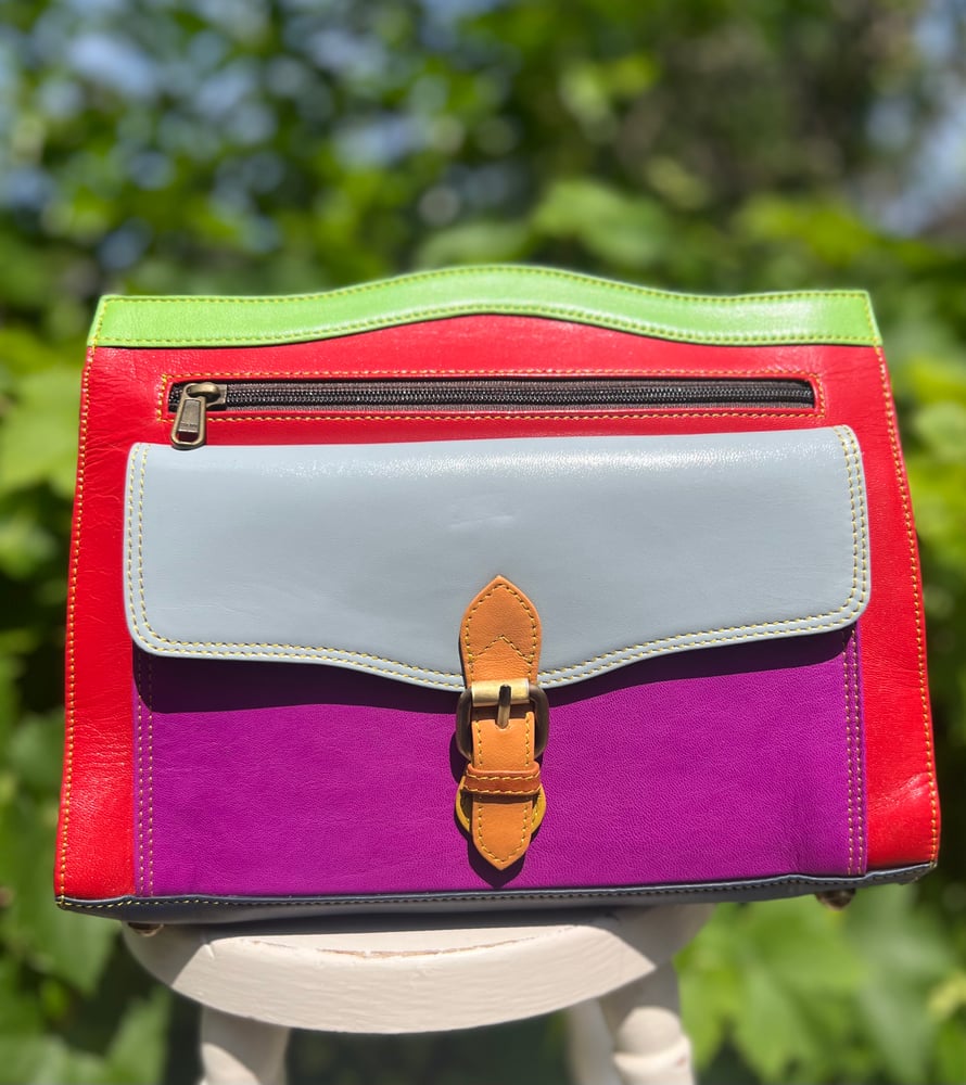 Image of Harlequin Collection - lge multicoloured bag #1A