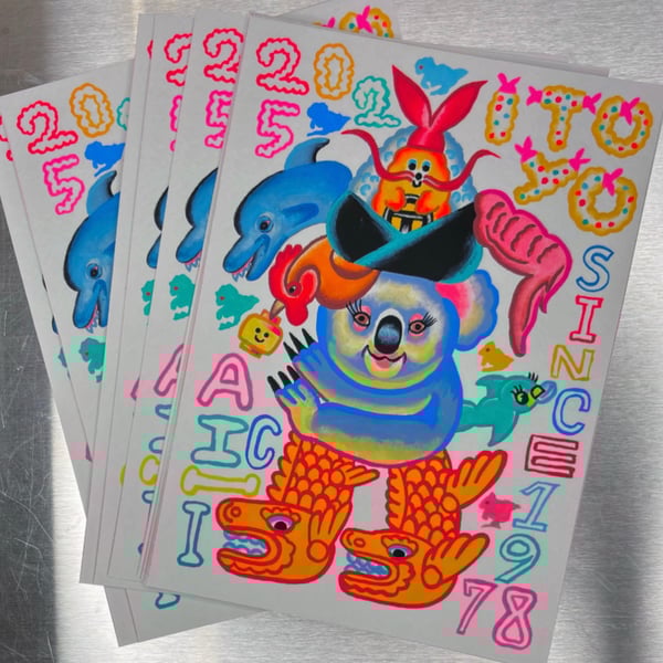 Image of A5 Art Paper Print Aichi