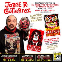 Image 1 of Jorge R Gutierrez SDCC Exclusive Silkscreen Art Prints