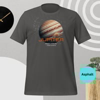 Image 2 of Jupiter: Keeper of Moons T-Shirt | Unisex Tee with Striking Jupiter Image