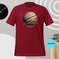 Image 5 of Jupiter: Keeper of Moons T-Shirt | Unisex Tee with Striking Jupiter Image