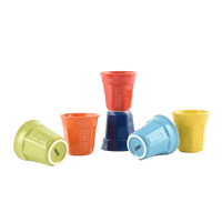 Image 2 of Octagonal Bicchierini Multi Colour (Set 6)