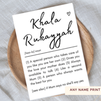 Personalised Name Print