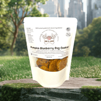Image 1 of Pumpkin Blueberry Dog Cookies (BEST SELLER)