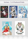 Various 7 x 5 Postcard Prints