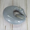 Blue Sighthound Sculpture