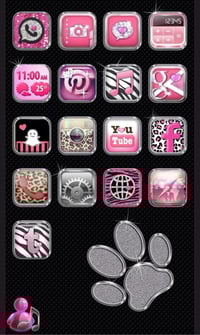 Dealers choice internet bling press on nail set 