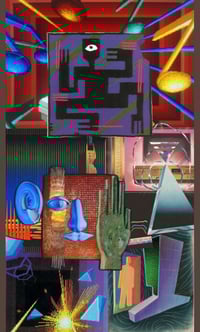 Dealers choice surrealism press on nail set 