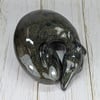 Dark Sparkly Sighthound Sculpture