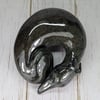 Dark Sparkly Sighthound Sculpture
