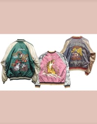 Dealers choice vtg souvenir jackets press on nail set 