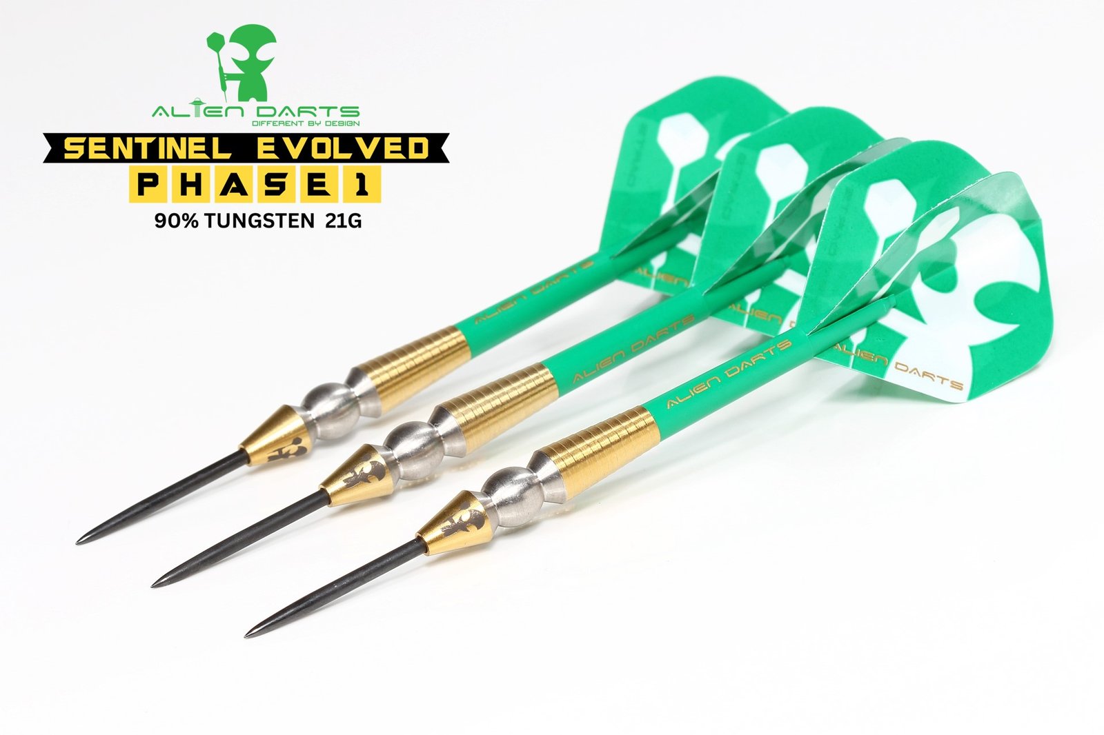 SENTINEL EVOLVED: PHASE 1 Darts 21g 90% Tungsten | Alien Darts
