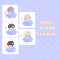 Image 1 of Love and Deepspace Cloud Bunny Standees 