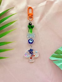 Image 1 of sonic bag charm ⋆˚꩜｡
