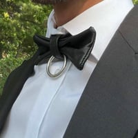 Leather Bowtie Choker