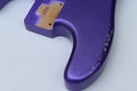 Image 3 of MJT PBT Precision Bass Body - Crown Royal Purple Metallic - Medium Relic
