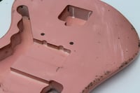 Image 5 of MJT VTJ Jazzmaster Body - Shell Pink - Medium Relic