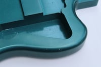 Image 3 of MJT VTJ Jazzmaster Body - Ocean Turquoise Metallic - Medium Relic