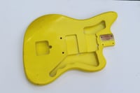 Image 2 of MJT VTJ Jazzmaster Body - Monaco Yellow - Medium Relic