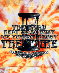 Image 3 of THE MUSIC NEVER STOPPED SF '25 DYE HOODIE (TIE DYE COLORS VARY)