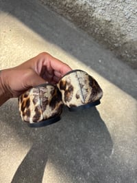 Image 5 of Prada Leopard Print Ponyhair Ballet Flats, Size 38