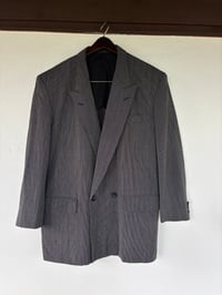 Image 1 of 1990 Comme des Garçons Pinstripe Double Breasted Blazer 