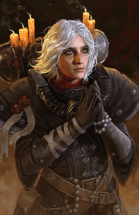 Argenta from WH40k Rogue Trader - 11x17 SIGNED by VA - art by feyspeaker