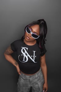 Image 1 of Shenaked crop tee