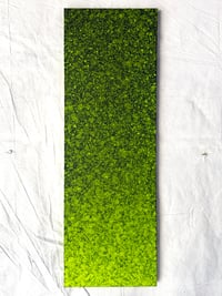 Neon Green Abstract. 1x3ft