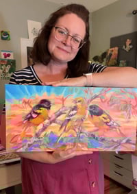 Image 1 of Sky Light, Sky Bright – Orioles painting