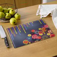 Image 1 of Cygen Divine Designs Touch of Vibrancy Glass Cutting Board