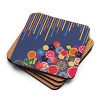 Image 2 of Cygen Divine Designs Touch of Vibrancy Cork-back Coaster