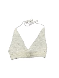 Image 2 of Halter Crochet Top