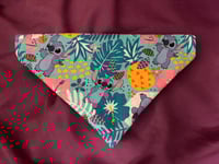 Image 1 of Tropic Alien Pet Bandana
