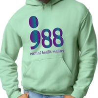 Image 2 of 988 Mental Health Matters Shirt
