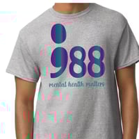 Image 1 of 988 Mental Health Matters Shirt