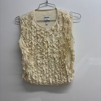 Image 1 of moschino ruffle tank