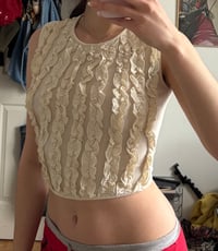 Image 4 of moschino ruffle tank