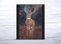 Close Encounter Deer Quilt Panel By Jack Paluh for MDG Fabrics 2004