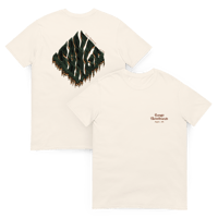 Image 1 of Camo Drip Tee - Creme